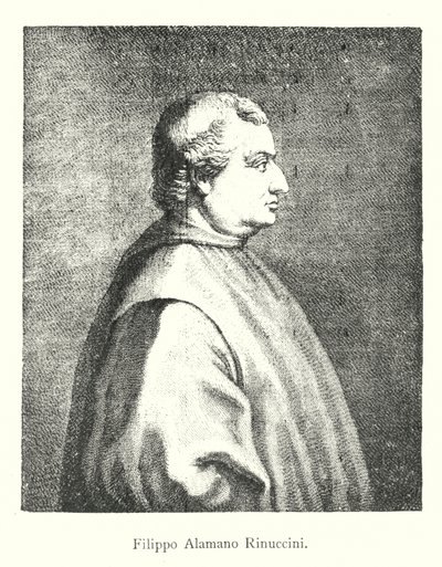 Filippo Alamano Rinuccini (grafika) autorstwa Italian School