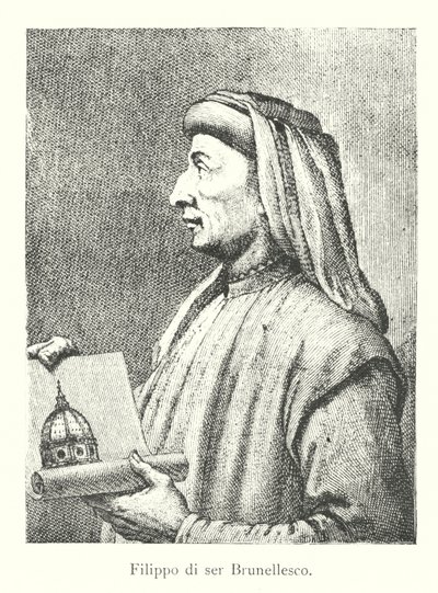 Filippo di ser Brunellesco (grafika) autorstwa Italian School