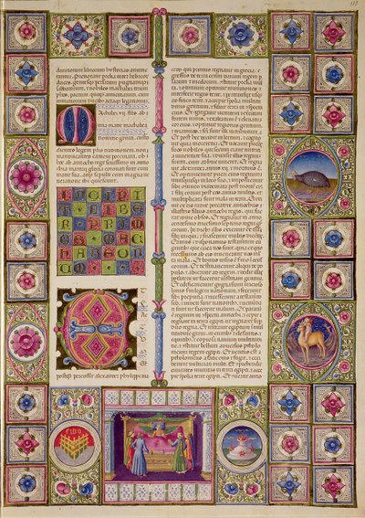 Fol.110r Otwarcie Pierwszej Księgi Machabejskiej, z Biblii Borso d