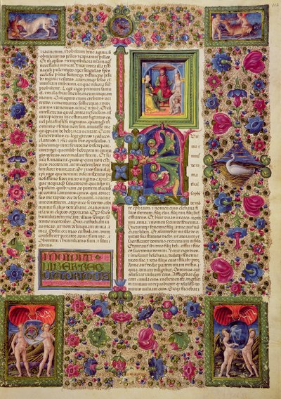 Fol.112r Pierwsza Księga Królów, z Biblii Borso d