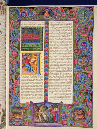 Fol.149r Druga Ewangelia Marka, z Biblii Borso d
