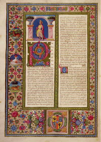 Fol.195v List św. Pawła do Cortiny, z Biblii Borso d