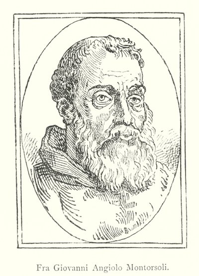 Fra Giovanni Angiolo Montorsoli (grafika) autorstwa Italian School