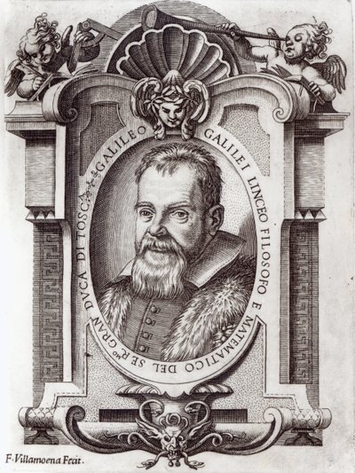 Frontyspis do Il Saggiatore Galileo Galilei, opublikowany w 1623 r. autorstwa Italian School
