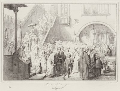 Pogrzeb Carlo Zenona autorstwa Italian School