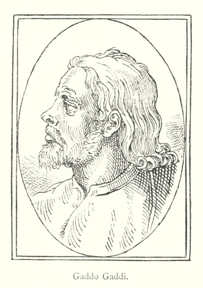 Gadde Gaddi (grawerowanie) autorstwa Italian School