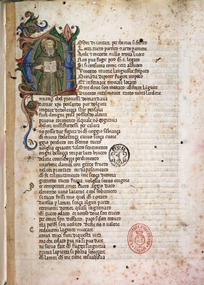 Zaczyna się od Laudae. XV wiek (rękopis iluminowany) autorstwa Italian School