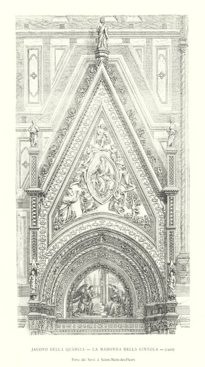 Jacopo della Quercia, Madonna z Pasa autorstwa Italian School