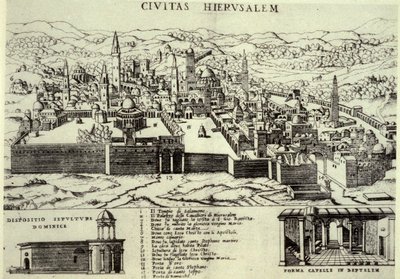 Jerozolima, 1581 autorstwa Italian School