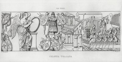 Kolumna Trajana (rycina) autorstwa Italian School