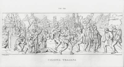 Kolumna Trajana (rycina) autorstwa Italian School