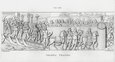 Kolumna Trajana (rycina) autorstwa Italian School