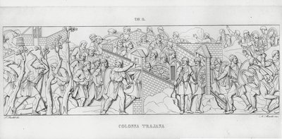 Kolumna Trajana, Kolumna Trajana (rycina) autorstwa Italian School