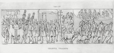 Kolumna Trajana, Kolumna Trajana (rycina) autorstwa Italian School