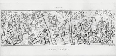 Kolumna Trajana, Kolumna Trajana (rycina) autorstwa Italian School