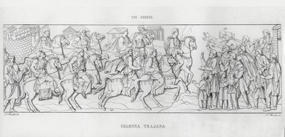 Kolumna Trajana, Kolumna Trajana autorstwa Italian School