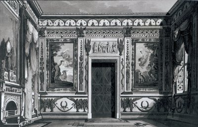 Duży grecki salon, z dekoracji architektonicznych Gaetano Landi, 1810 autorstwa Italian School