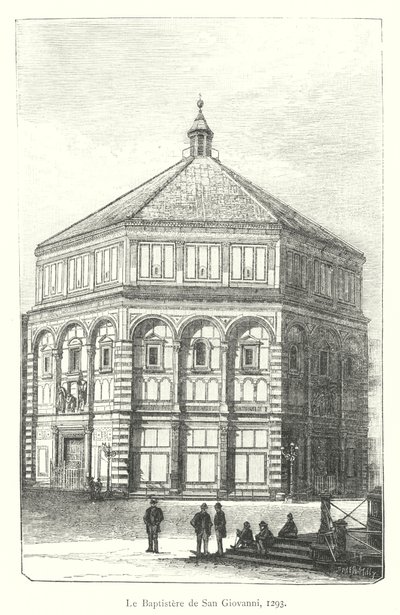 Baptistere de San Giovanni autorstwa Italian School