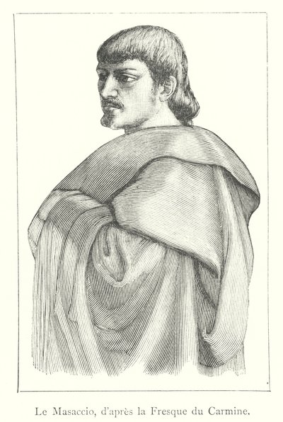 Masaccio, według Carmine Fresco (grawerowanie) autorstwa Italian School