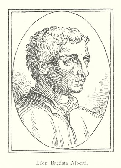 Leon Battista Alberti (grafika) autorstwa Italian School