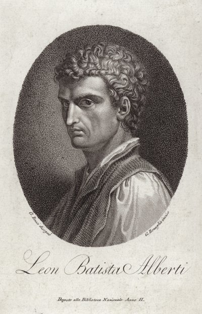 Leon Battista Alberti autorstwa Italian School
