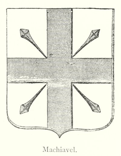 Machiavel (grawerowanie) autorstwa Italian School