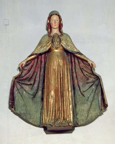 Madonna Miłosierdzia (drewno malowane) autorstwa Italian School