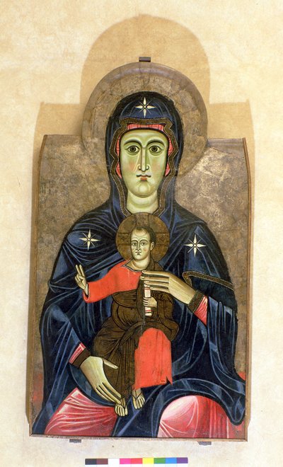 Madonna Męki Pańskiej (tempera na panelu) autorstwa Italian School