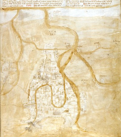 Mapa Wenecji autorstwa Italian School