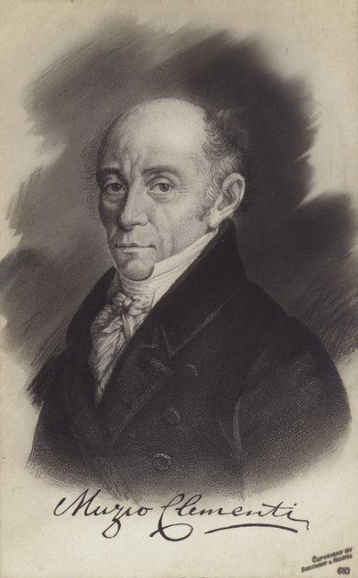 Murzo Clementi, włoski kompozytor, pianista, dyrygent, wydawca muzyczny i producent fortepianów (1752-1832) autorstwa Italian School