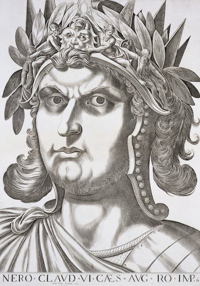 Cezar Neron (37-68 ne), 1596 autorstwa Italian School