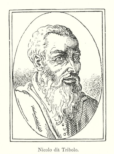 Nicolo dit Tribolo (grafika) autorstwa Italian School