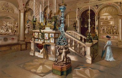 Padwa / Padwa: Altare del Santo (chromolitho) autorstwa Italian School