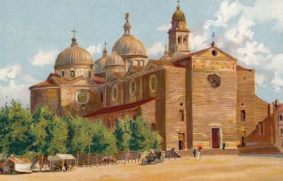 Padwa / Padwa: Bazylika św Justyny (chromolit) autorstwa Italian School