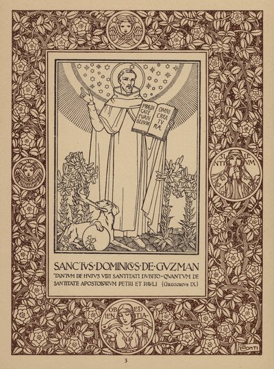 Strona z broszury hotelu San Domenico Palace, Taormina (litografia) autorstwa Italian School