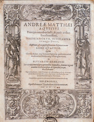 Strona zaczerpnięta z Prince of War autorstwa Andrea Matteo Acquaviva autorstwa Italian School