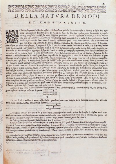 Strona zaczerpnięta z Sztuka kontrapunktu autorstwa Giovanniego Marii Artusi autorstwa Italian School