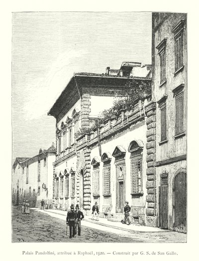 Pałac Pandolfini, przypisywany Rafaelowi autorstwa Italian School