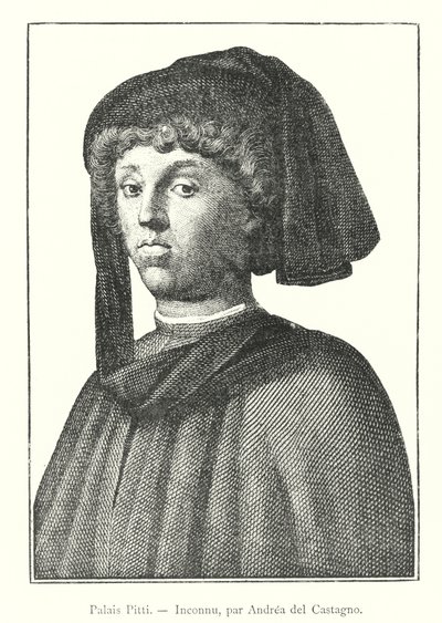 Palais Pitti, Inconnu / Andrea del Castagno (grafika) autorstwa Italian School