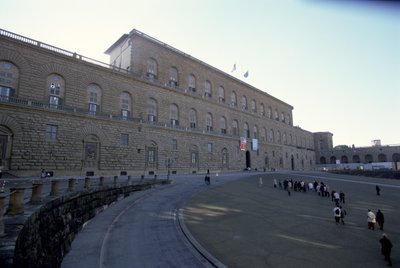 Palazzo Pitti, rozpoczęte ok. 1457 autorstwa Italian School