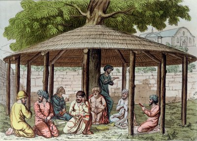 Perscy sufi, początek XIX wieku (kolorowe grawerowanie) autorstwa Italian School