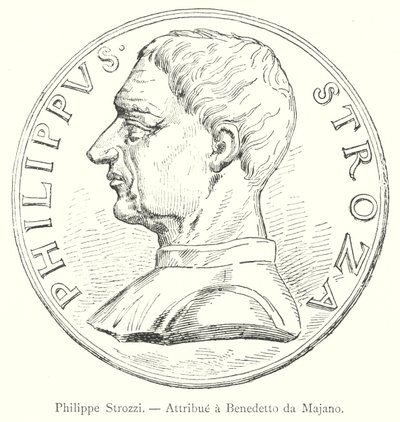 Philippe Strozzi, Attribue to Benedetto da Majano (grafika) autorstwa Italian School