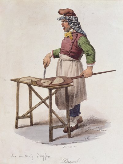 Sprzedawca pizzy autorstwa Italian School