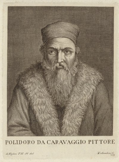 Polidoro da Caravaggio autorstwa Italian School