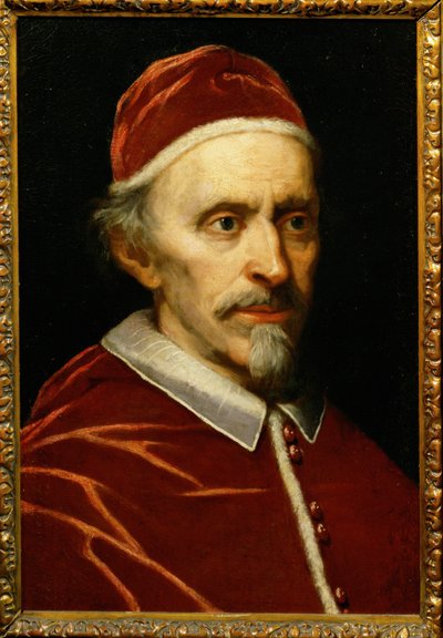 Papież Innocenty XI, urodzony jako Benedetto Odescalchi ... (obraz na płótnie) autorstwa Italian School