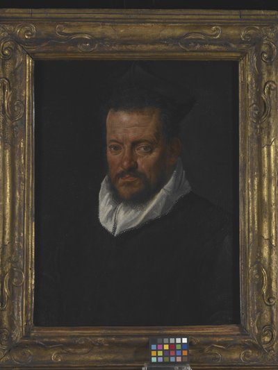 Portret księdza (olej na płótnie) autorstwa Italian School