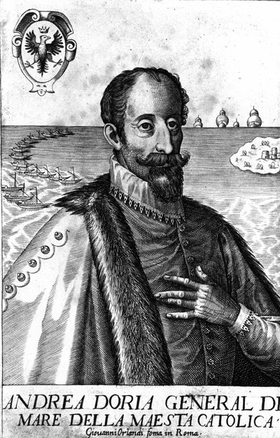 Portret Andrei Dorii (1466-1560), włoskiego warmana. autorstwa Italian School