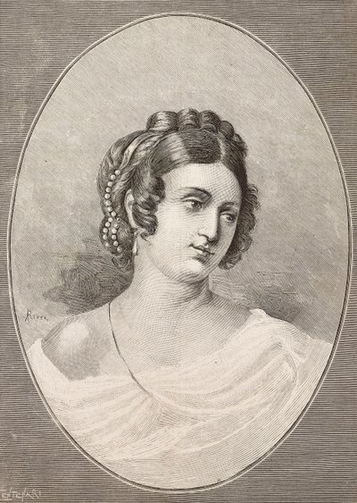 Portret Costanzy Montiego (1792-1840), włoskiego poety, rycina Centenari z L