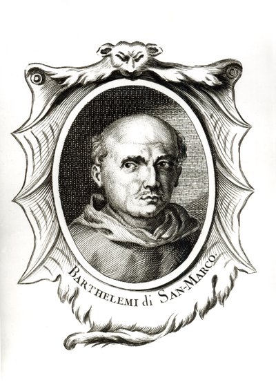Portret Fra. Bartolomeo di San Marco autorstwa Italian School