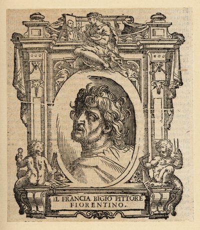 Portret Franciabigio, włoskiego malarza renesansu florenckiego autorstwa Italian School